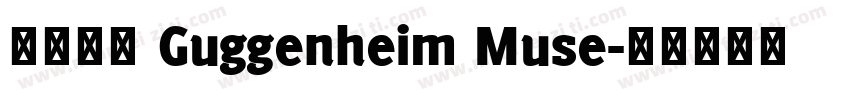 古根海姆 Guggenheim Muse字体转换